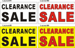 3ftX5ft (or 28inX46in) CLEARANCE SALE Vinyl Banner Sign