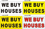 36inX60in WE BUY HOUSES Vinyl Banner Sign