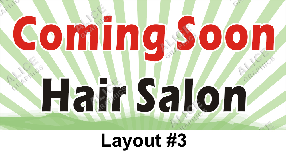 Custom Vinyl Banner Sign Multiple Sizes Name Beauty Salon Coming Soon Business Coming Soon Outdoor Pink 10 Grommets 60inx144in One Banner